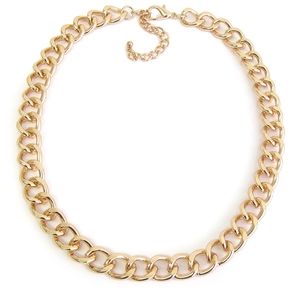 Chunky Metal Chain Link Necklace